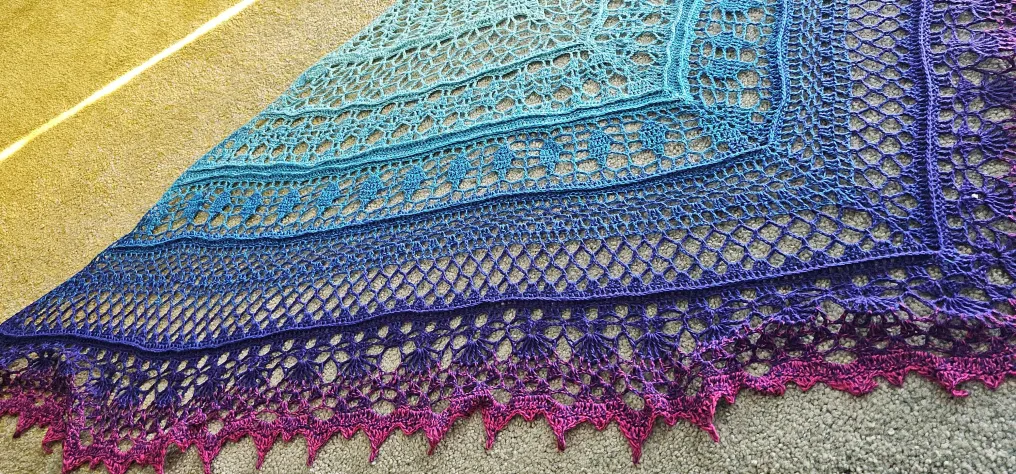 Ombre Lace Shawl