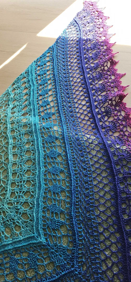 Ombre Lace Shawl